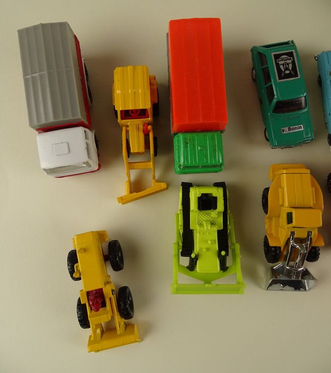 KONVOLUT BAUMASCHINEN, CAMIONS, PW, TOTAL 17 STÜCK (Gebraucht) in ...