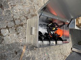 Fuxtec Erdbohrmaschine mit Zubehör inkl. Alubox