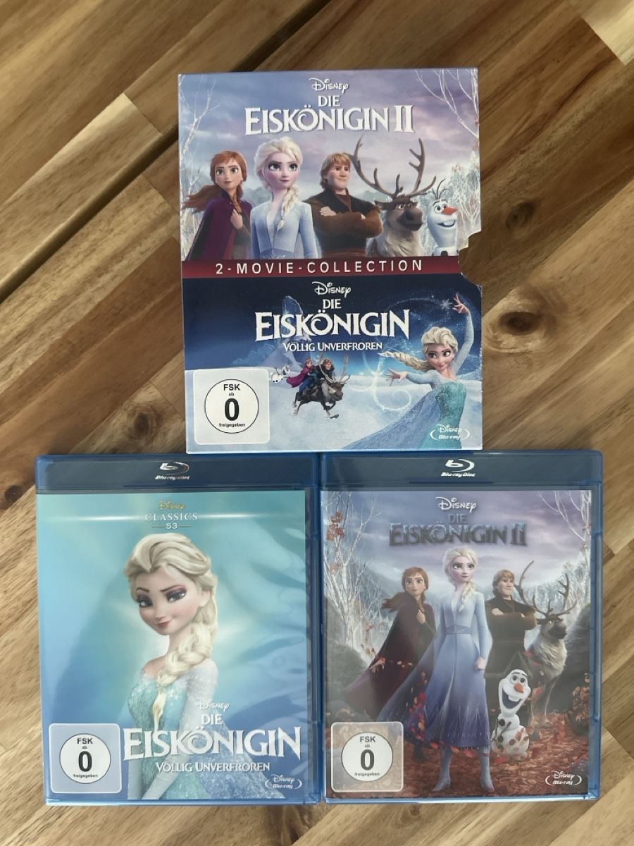 Tous les DVDs: Blu-ray Die Eiskönigin 1+2 neuwertig – D'occasion à Gränichen par krz_lth9