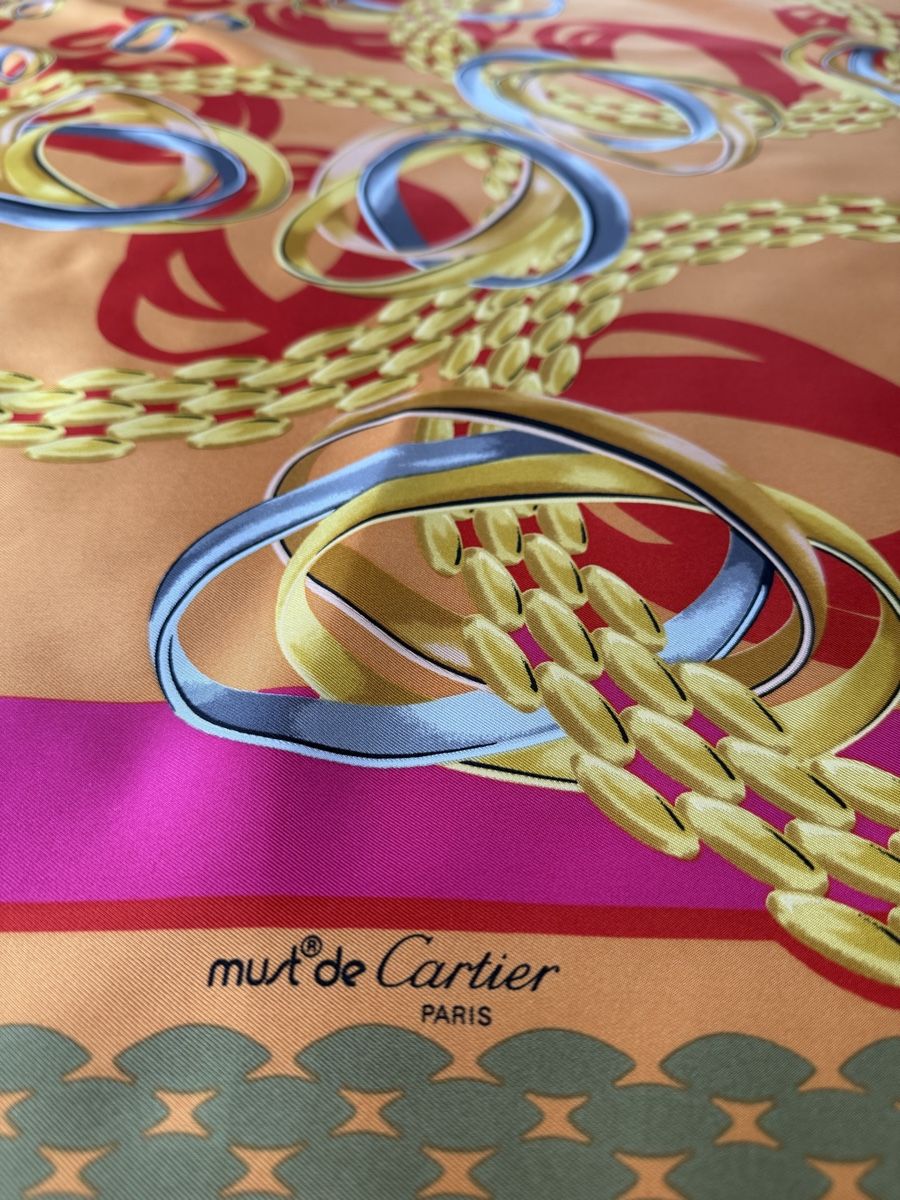 Cartier Foulards, Tücher & Schals: Seidentuch Cartier, new – Neu (gemäss Beschreibung) aus Zumikon von DamenFashionShop 8