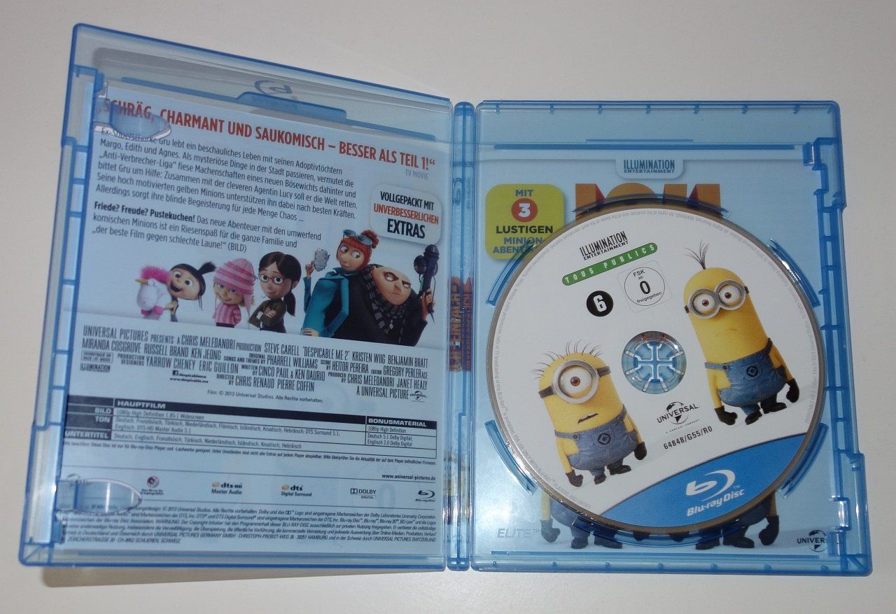 Tous les DVDs: ICH - EINFACH UNVERBESSERLICH 2   [Blu-ray] – D'occasion à Dietlikon par Web-Trader 4