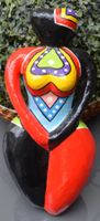 Déesse pop-art Lady Heart Skulptur / sculpture