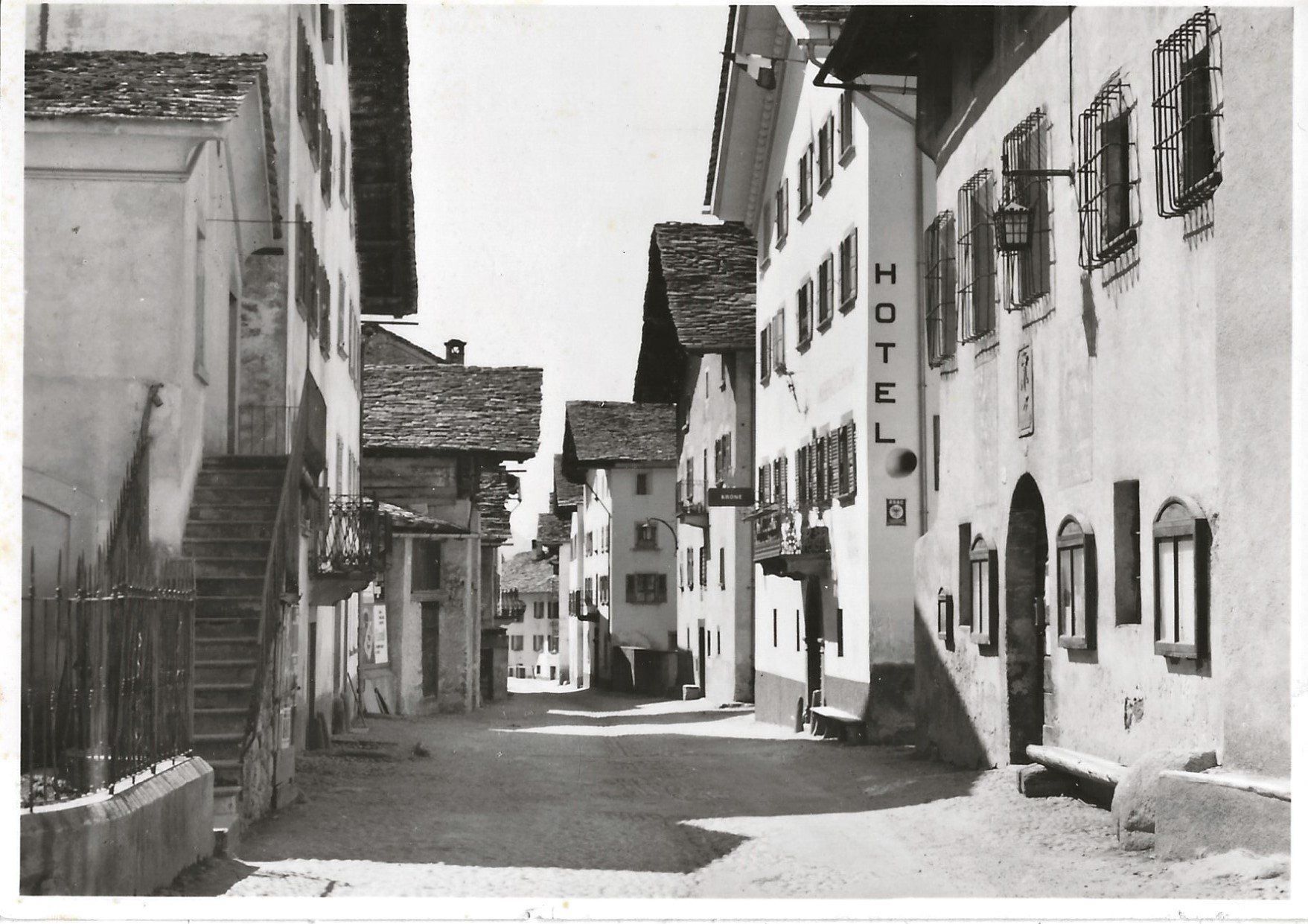 Ansichtskarten: Vicosoprano, Bergell, 1966 – Gebraucht aus Frauenfeld von Merk52