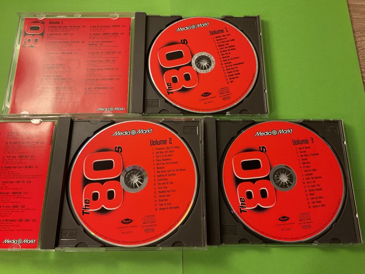 CD: The 80s CD Sammlung - Volume 1, 2 & 3 - Super Hits! – Usato da Steinach venduto da Quarkie 2