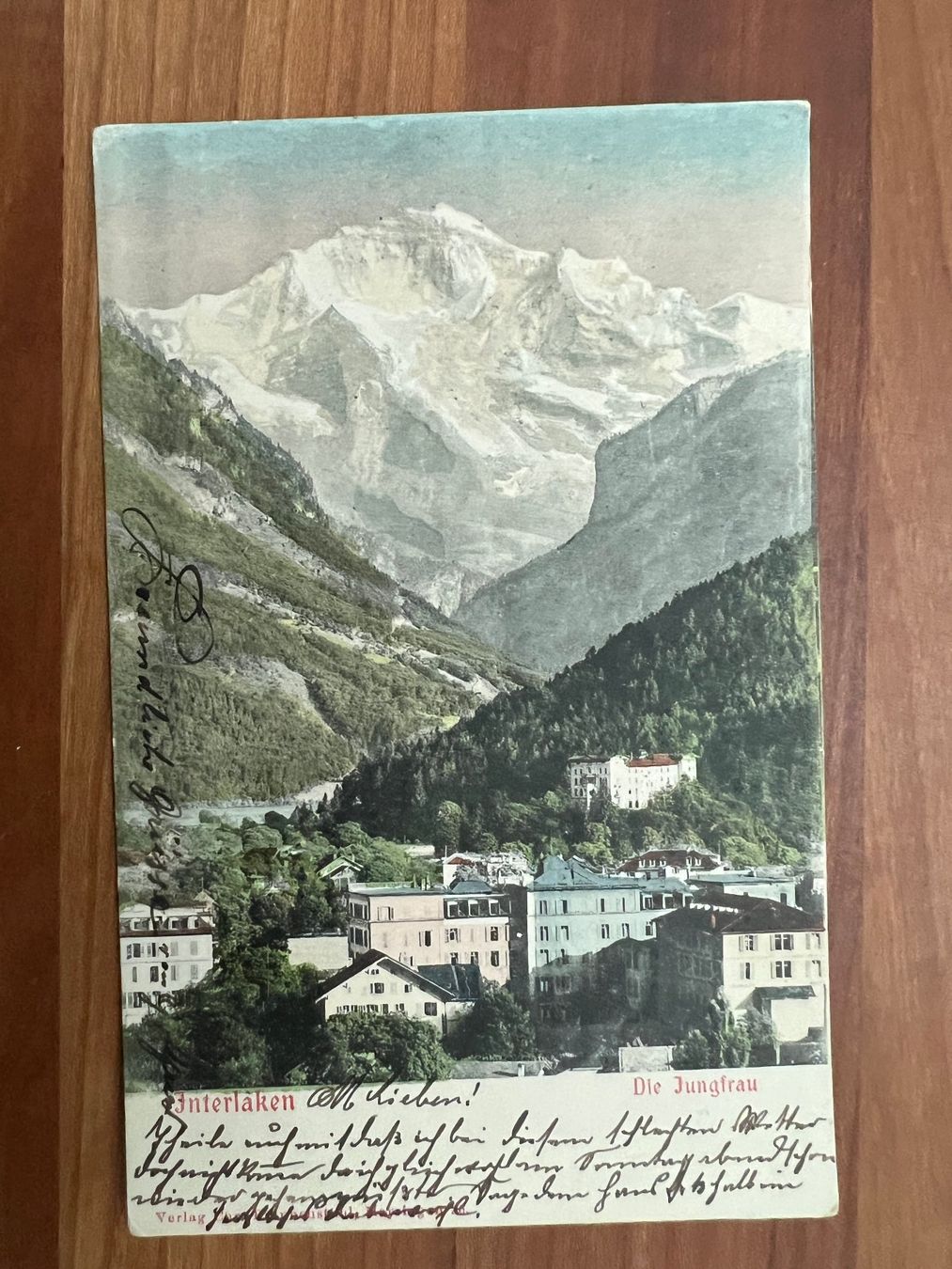 Cartoline postali: AK  1903 Interlaken  (G2526) – Usato da Hinwil venduto da Sidi4