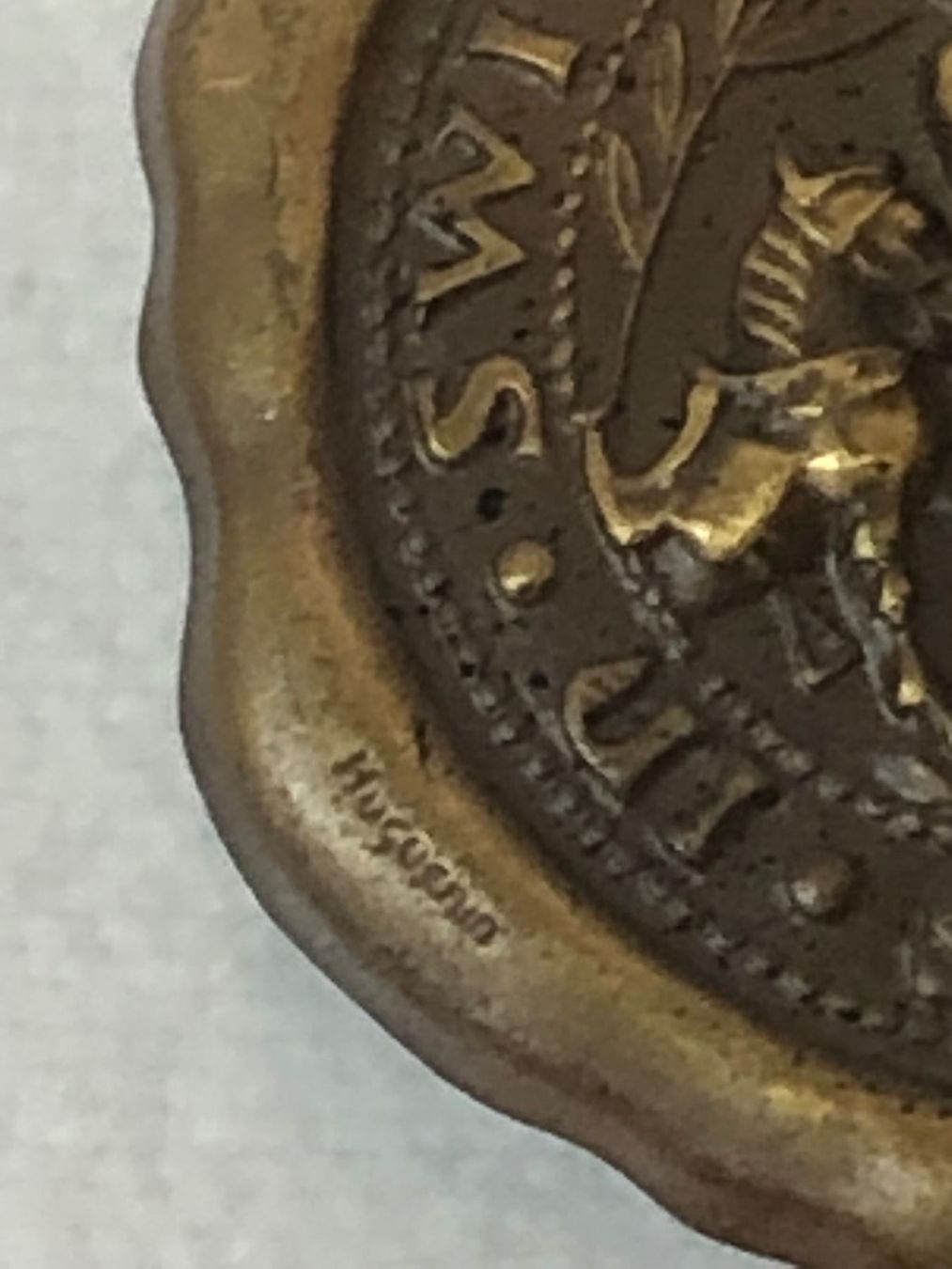 Placchette & Badge: 650 Jahrfeier Schweiz Plakette – Usato da Brunnen venduto da Allerwaren 2