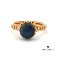 Feiner Ring Edelstahl gelbvergoldet Grösse 61