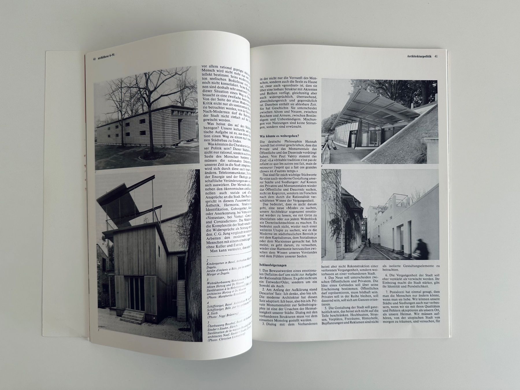 Libri: archithese  6–91: Architekturpolitik – Usato da Zürich venduto da arn___ 3