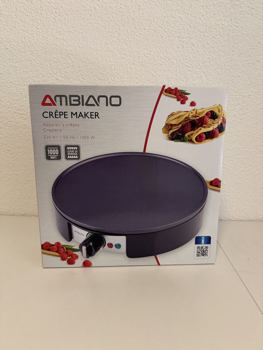 Elettrodomestici da cucina: Ambiano Crepe Maker – Nuovo e nell'imballaggio originale da Balgach venduto da fal_qdf7 2