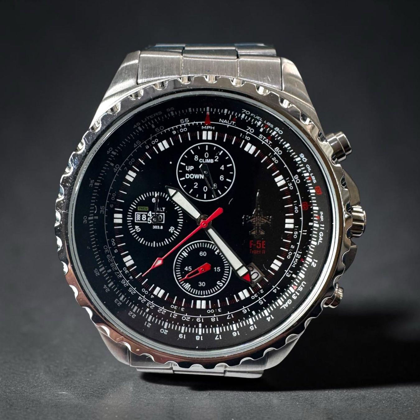 Orologi: F-5E Tiger II Chronograph Quartz 46mm – Usato da Basel venduto da mkz_859r