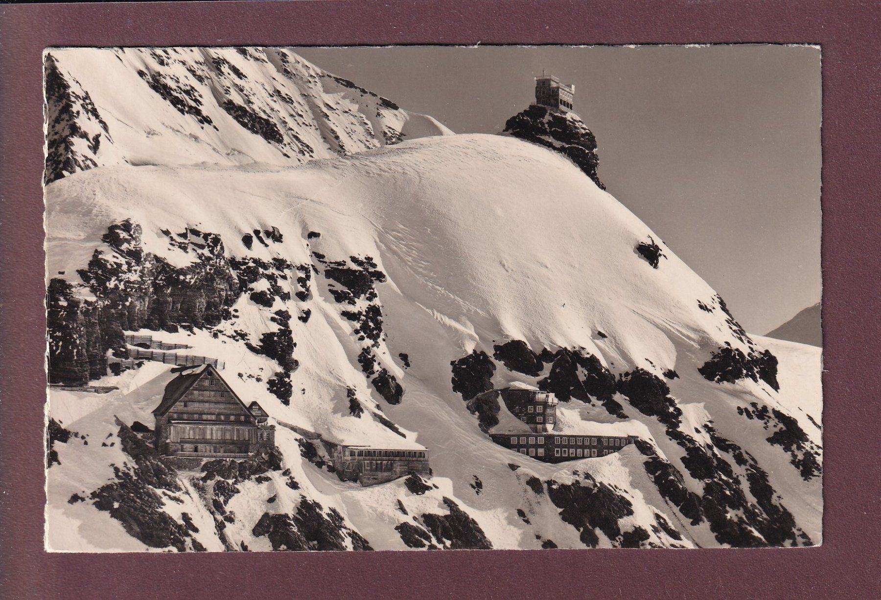 Cartoline postali: JUNGFRAUJOCH - Berghaus – Usato da Pully venduto da nicecards