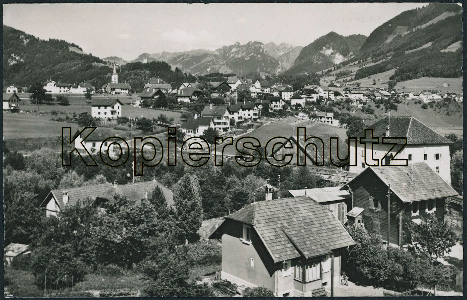 Cartoline postali: FR Broc – Usato da Schindellegi venduto da stationary