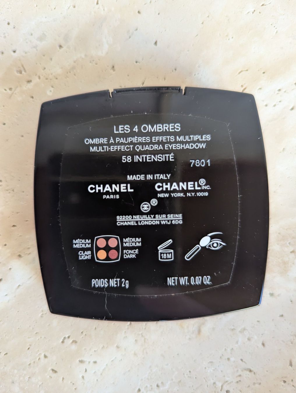 Chanel Make-up: Chanel Les 4 ombres 58 intensite – Usato da Altendorf venduto da jak_lkk8 5