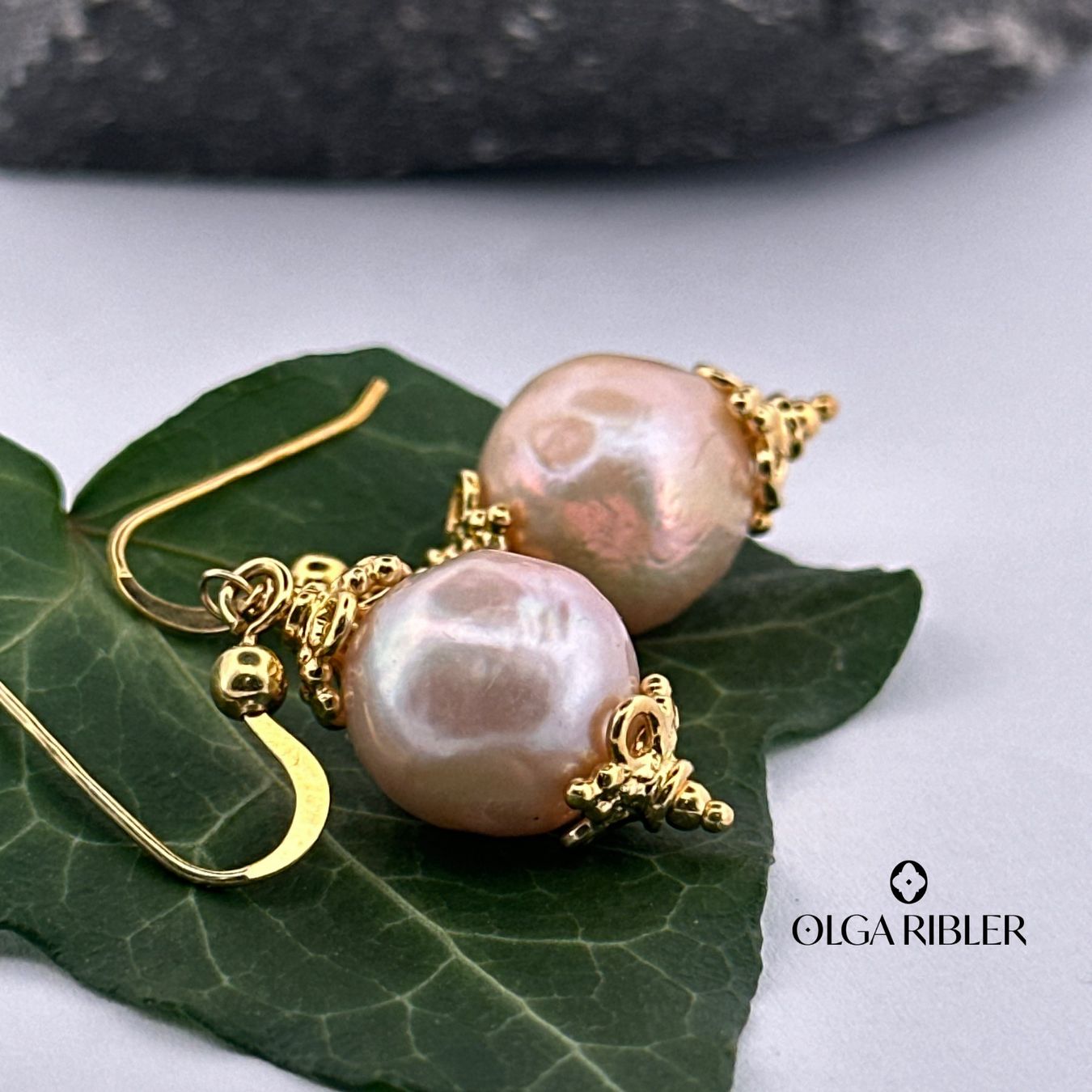 Olga Ribler Orecchini pendenti & Orecchini a lobo: Sterling Silber 925 Ohrringe mit Perlen – Nuovo (secondo la descrizione) da Luzern venduto da Schmuckoutlet
