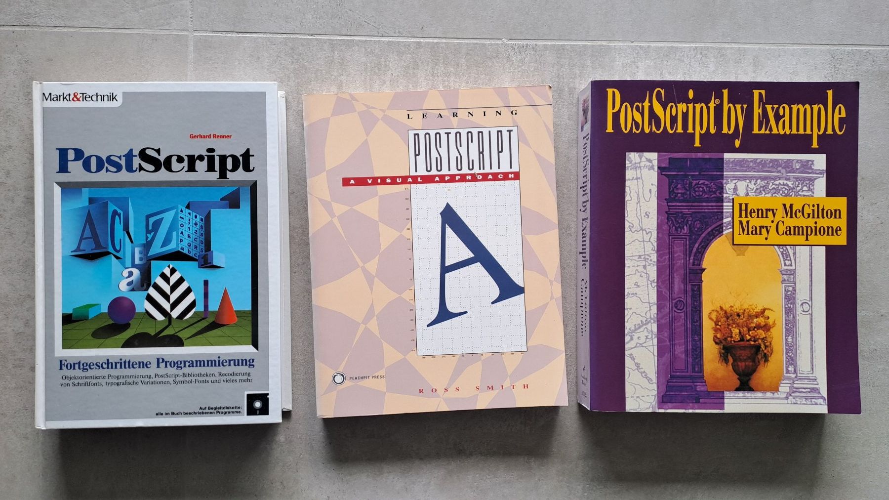 Libri: PostScript - 3 Bücher – Usato da Caslano venduto da Welaberg