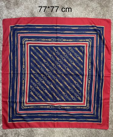 Foulard vintage L’Oblique AZ – 77x77 cm