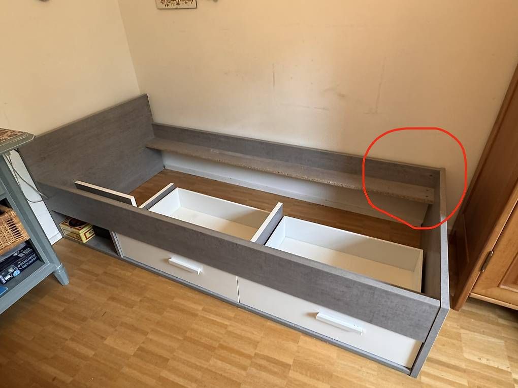 Letti: Stauraumbett Starlight mit Schubladen, 90x200 cm – Usato da Zürich venduto da doufda 1