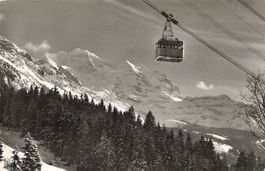 Luftseilbahn Wengen männlichen Jungfrau Gondelbahn