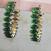 Grüne Ohrringe, Neu, ungetragen, Modeschmuck