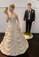Hochzeitstortenpaar Porzelan Küss den Frosch - 14 cm Hoch