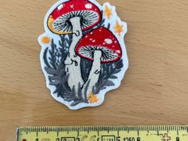 Champignon Pilz Fungo Patch Sticker Aufnäher 24