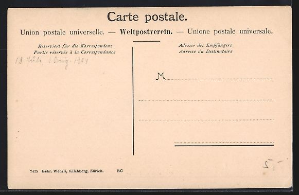 Cartoline postali: Filisur /Albulabahn, Gesamtansicht von e – Usato da Berlin venduto da bartko-reher 1