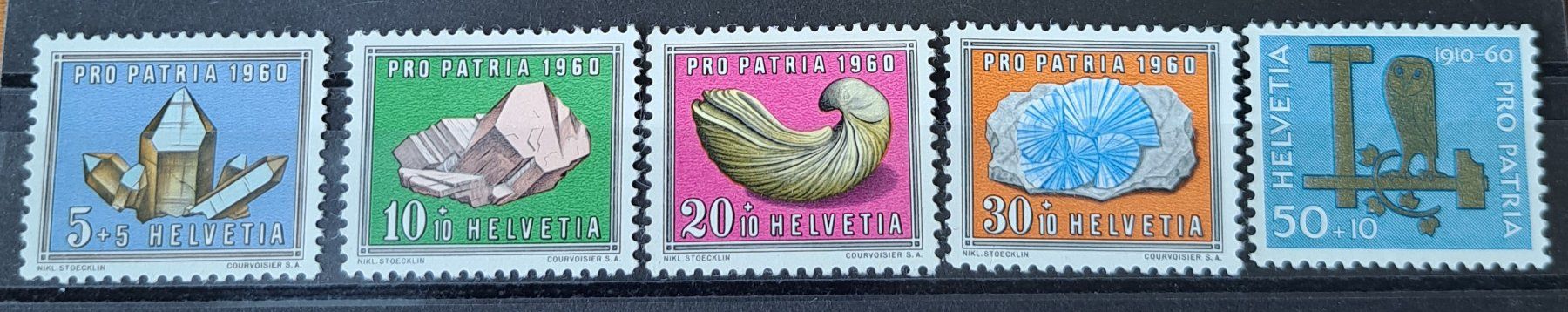 Tutti i francobolli: CH PP Satz - Série 1960 ** – Usato da Biel/Bienne venduto da ESOXMAN