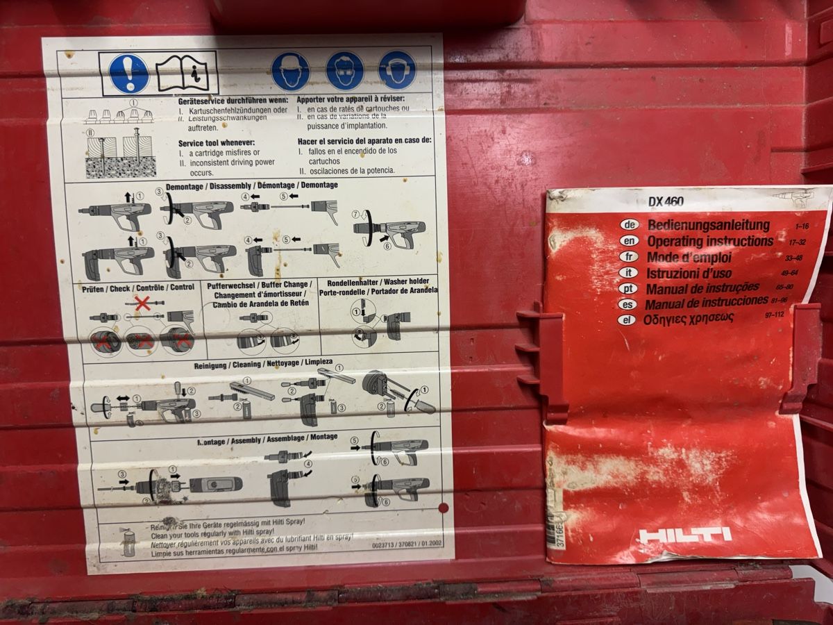 Hilti Tutti gli attrezzi: Hilti DX 460 - Bon état! – Usato da Brügg BE venduto da Goob 4