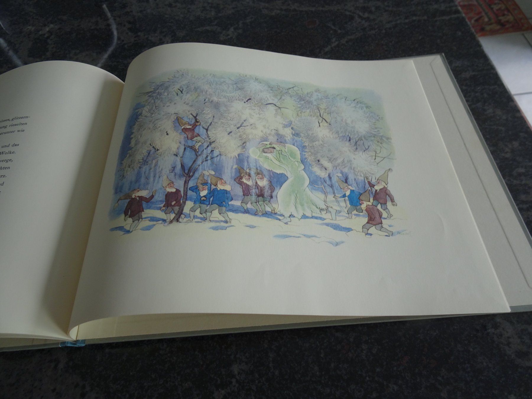Libri: Wintermaerchen von E. Kreidolf, Rotapfel 1954 Selten – Usato da Zürich venduto da Roulet 9