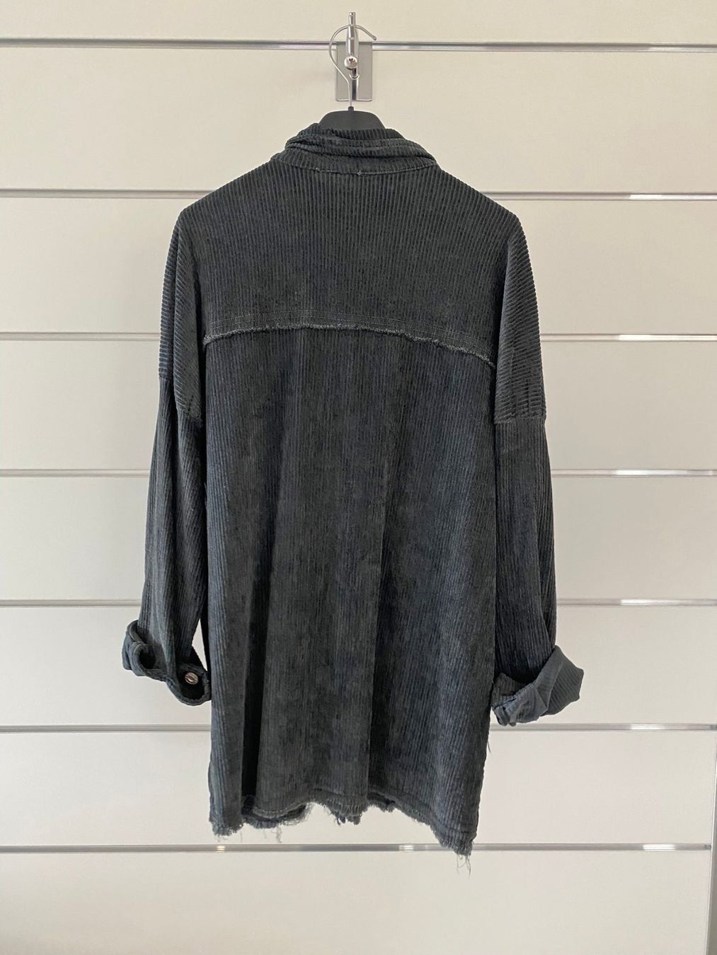 Giacche: Jacke / Hemd Cordstoff - Anthrazit - Grösse ca. 36/38 – Nuovo e nell'imballaggio originale da Eschenbach SG venduto da Peachick 2