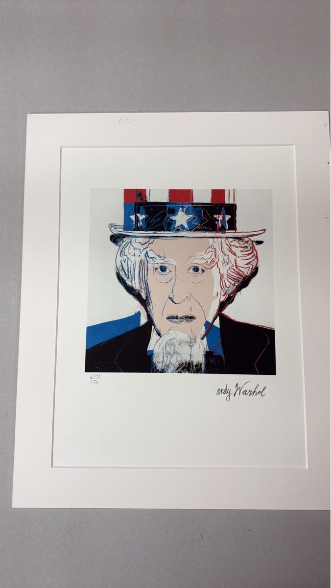 Grafiken & Lithographien: Andy Warhol Uncle Sam Print gebraucht – Gebraucht aus Meienberg von sony252