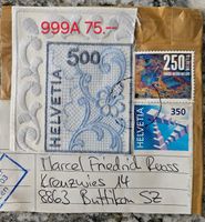 999A auf Paketausschnitt für 2.--