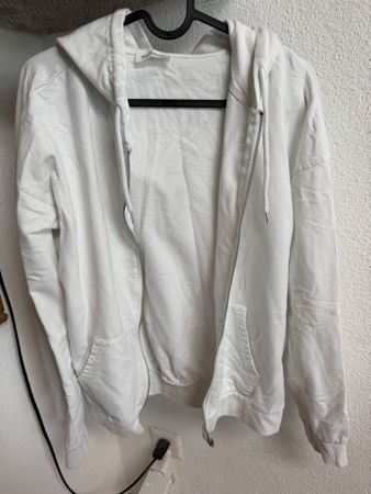 Kapuzenjacke weiss Grösse L guter Zustand
