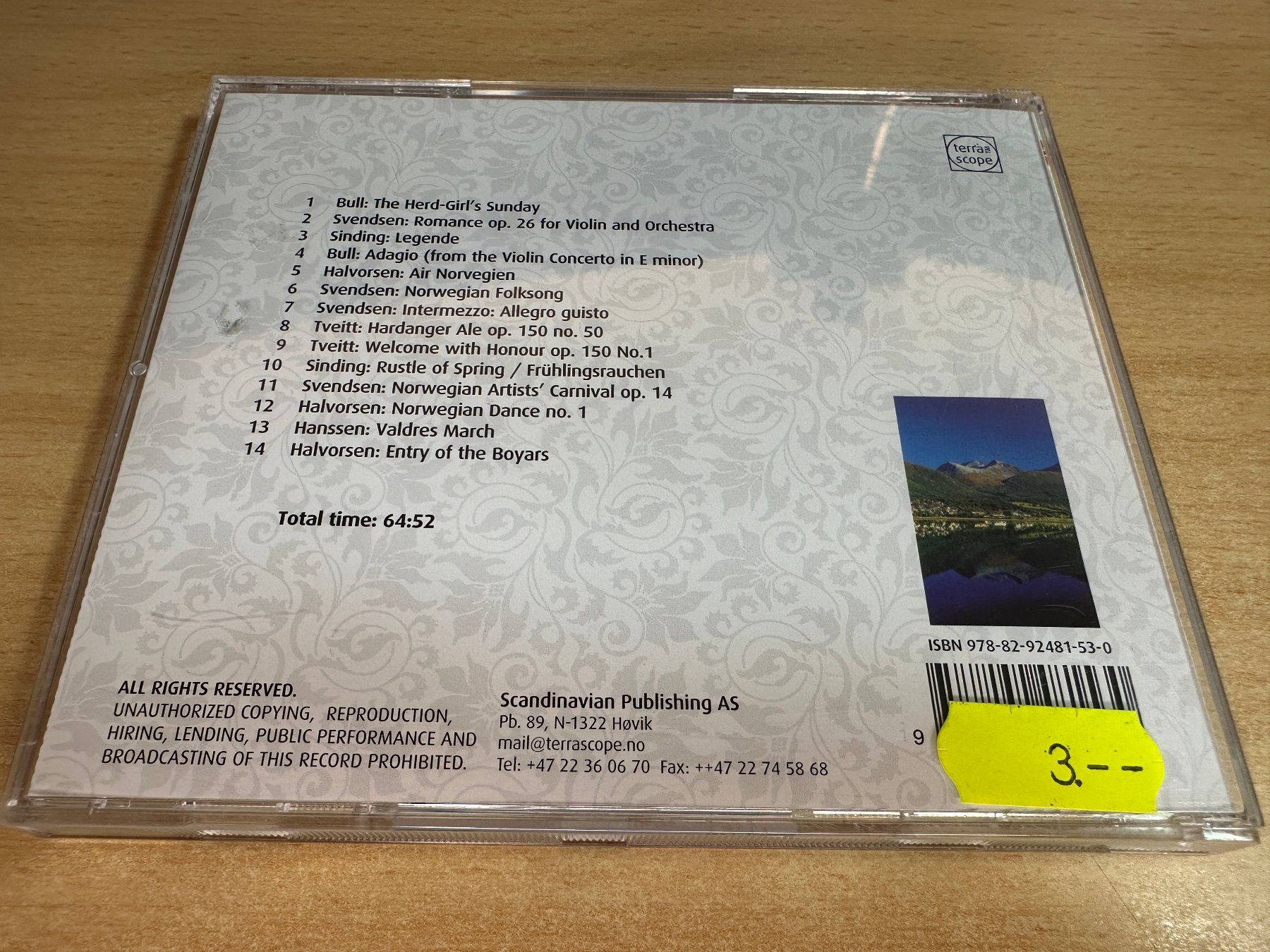 CD: Z4 Music from Norway - The Classical Collection – Usato da Rikon im Tösstal venduto da Alpenmutz 1