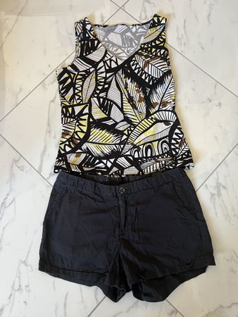 Tenue short débardeur S, short Top shirt S