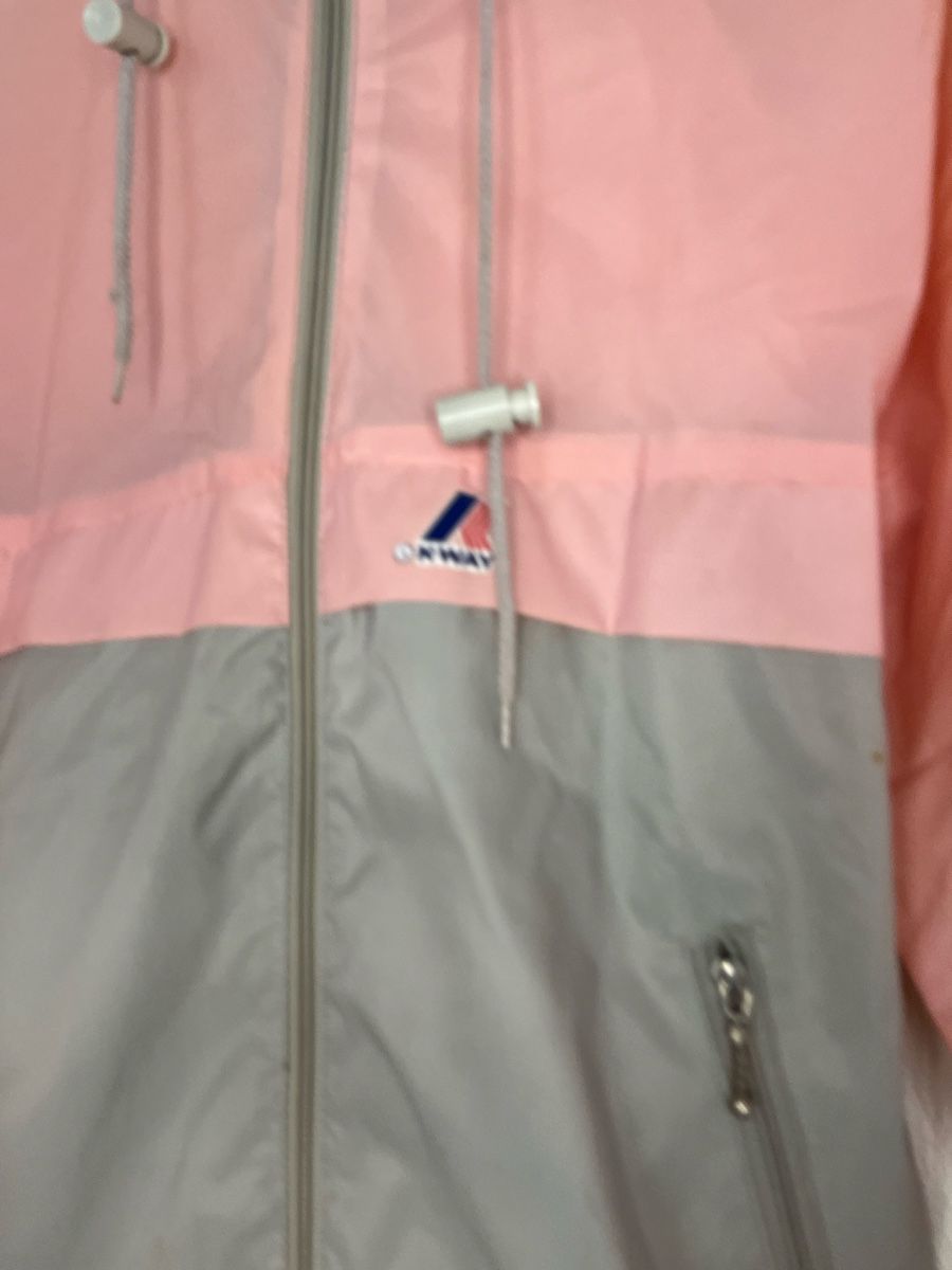 Manteaux: Windbreaker K-Way jacket pink grey size S  – D'occasion à Lausanne par Danash 3