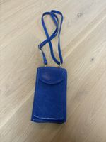 Sac bandoulière bleu avec porte-monnaie, état neuf