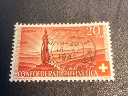 Pro Patria Forch-Denkmal ZNr. B16- Vollstempel Bern