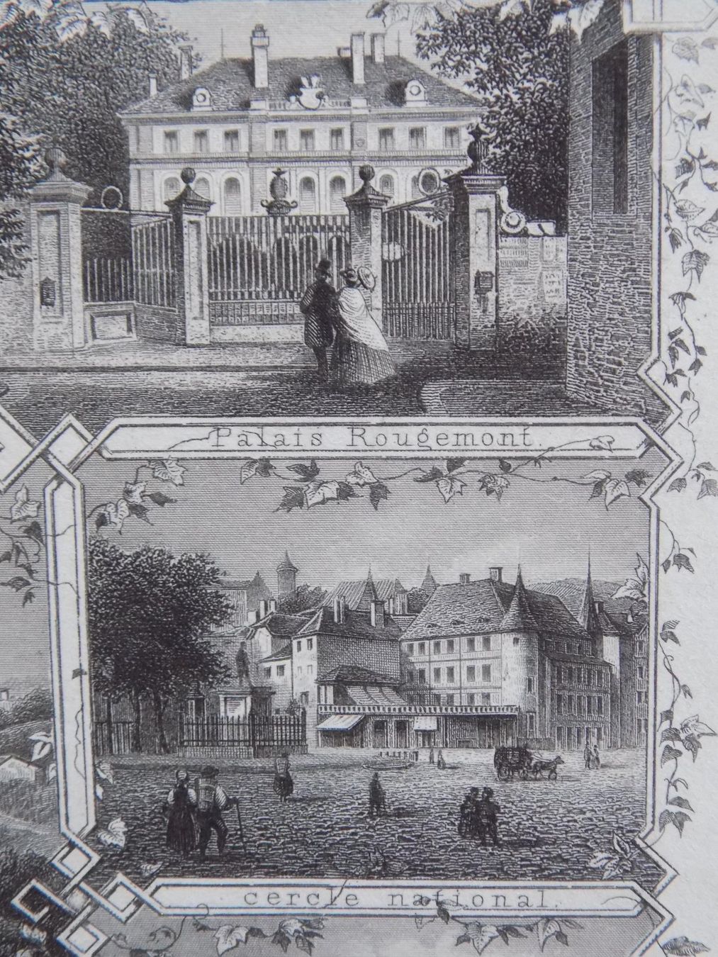 Gravures: Neuchâtel Souvenirblatt – D'occasion à Risch par Rischli15 5