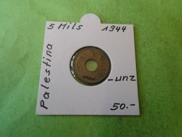 Palästina 1944, 5 Mils   unz