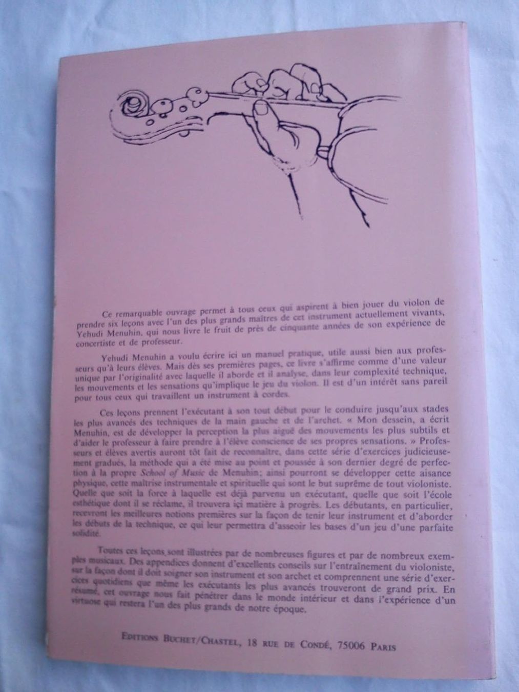 Libri: L'art de jouer du violon – Usato da Neuchâtel venduto da Dualseele 5