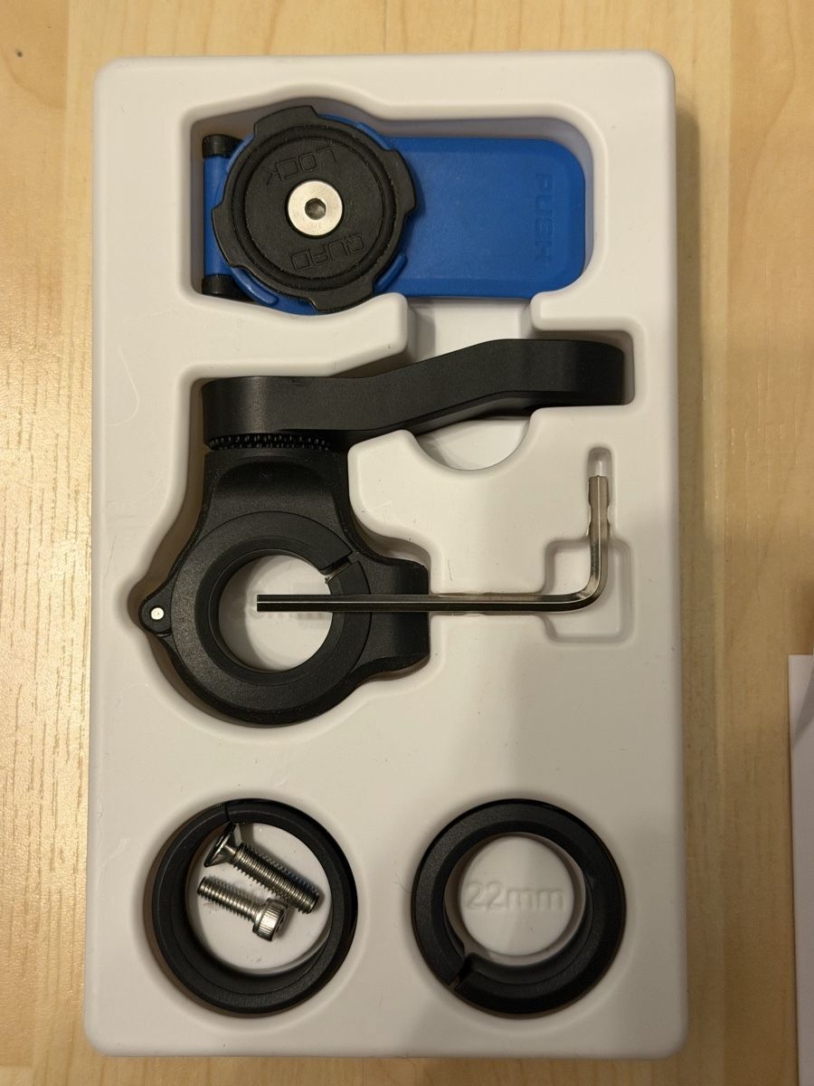 Quad Lock Staffe: Quad Lock Motorrad Lenkerhalterung – Usato da Schöftland venduto da nevio74 1