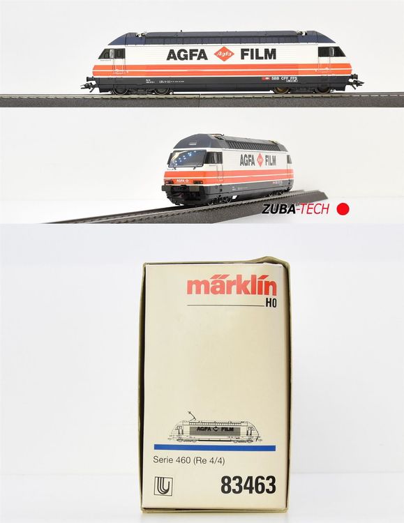 Märklin H0 83463 Elektrolok E-Lok "AGFA Film" BR 460 015-1 SBB CFF FF