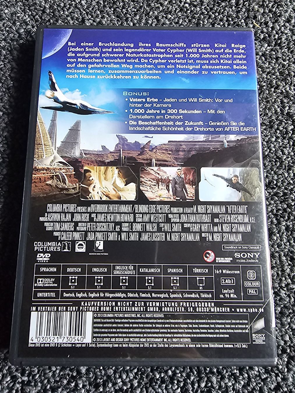Alle DVDs: After Earth (22253) – Gebraucht aus Ruswil von jan_bxl5 1