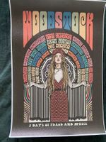 Woodstock Festival Peace and Music Print 21x30cm