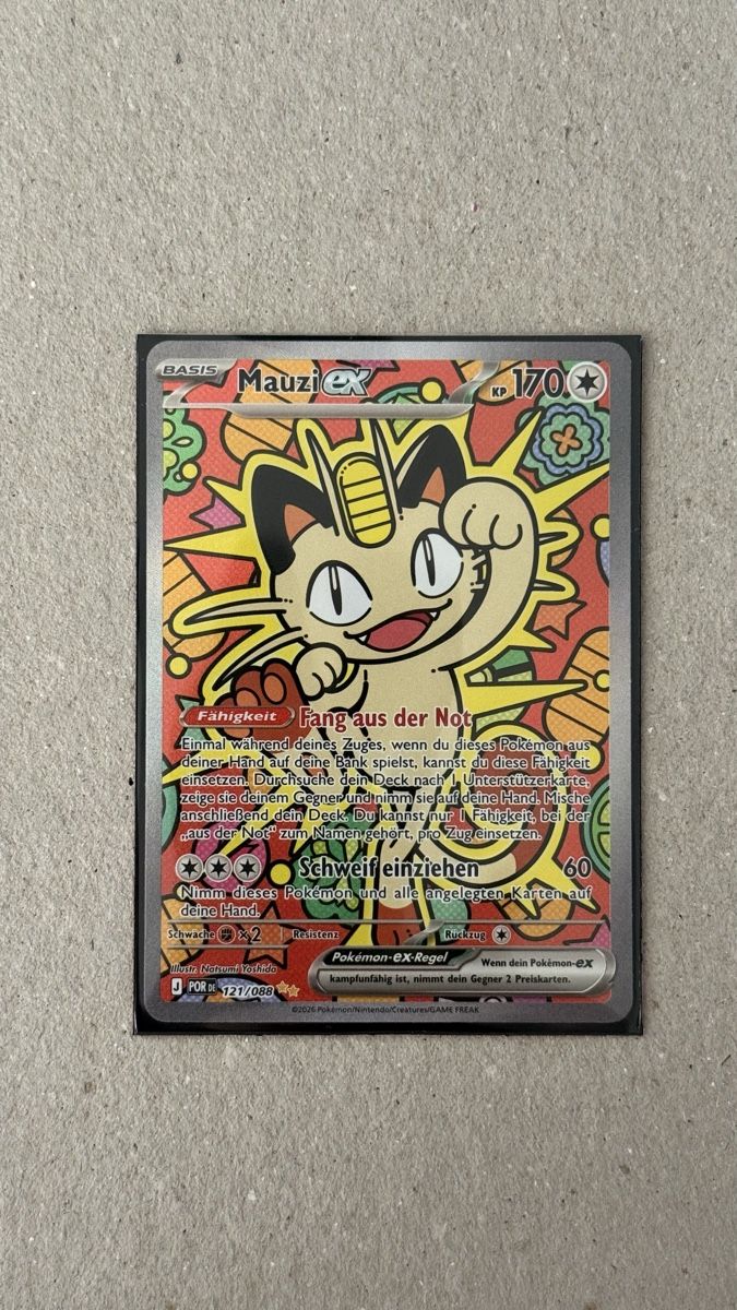 Pokémon Carte collezionabili: Pokémon Meowth ex Perfect Order 121/088 DE – Nuovo (secondo la descrizione) da Meggen venduto da awk_nkn7