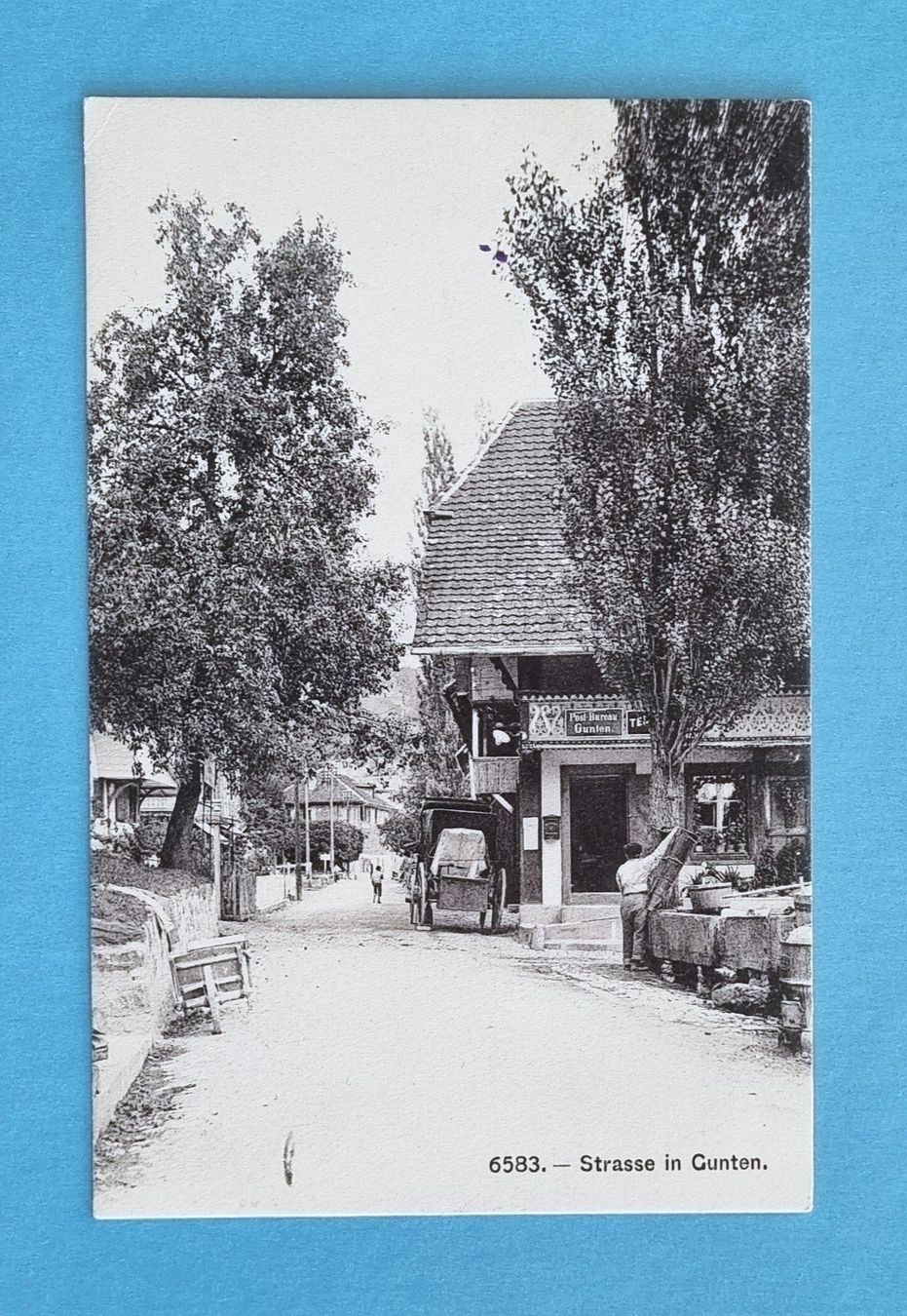 Cartes postales: Gunten - Post - Postbüro - Postkutschde - 1907 – D'occasion à Rothrist par RROENK