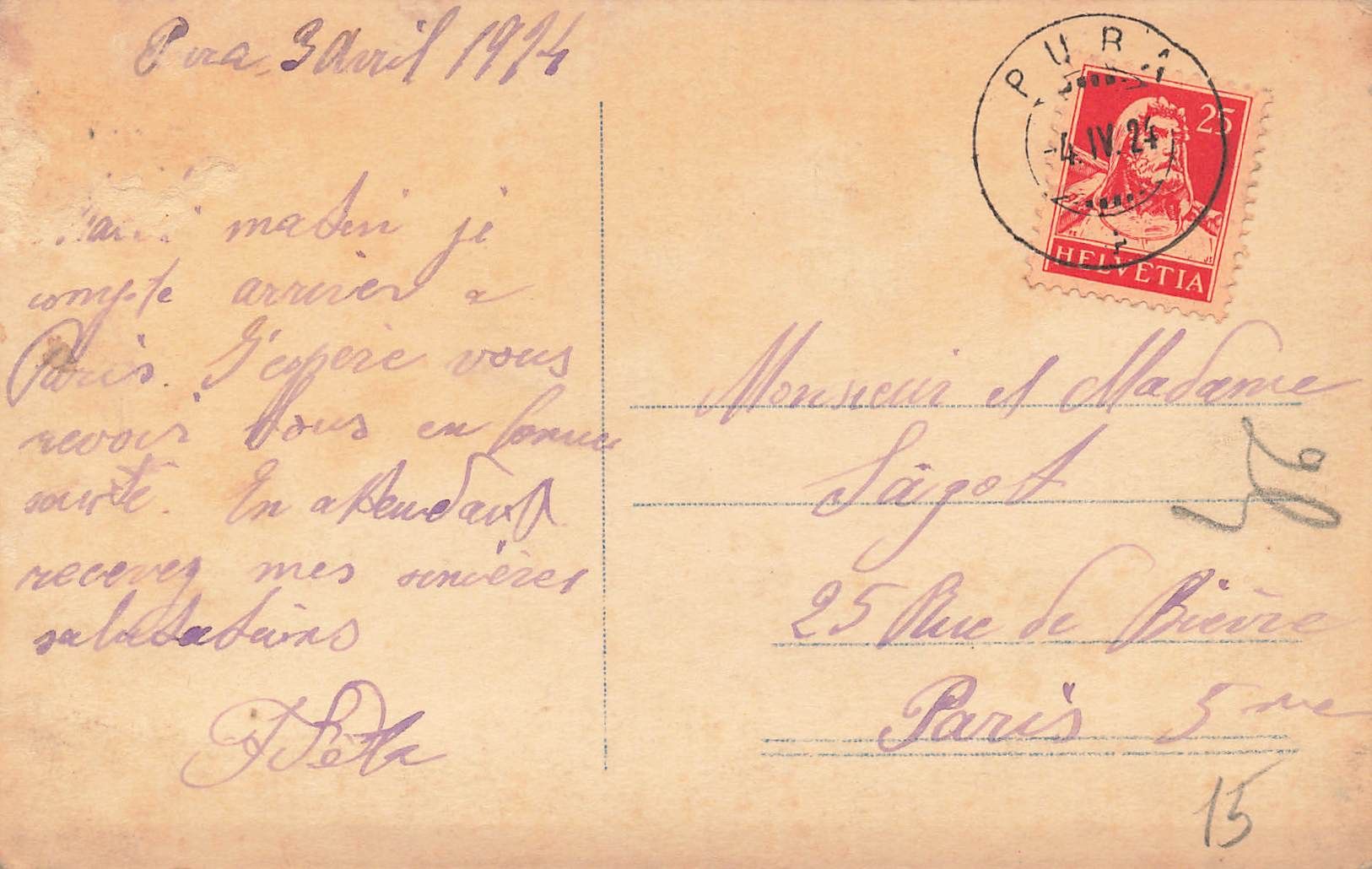Cartoline postali: Pura TI malcantone – Usato da Biasca venduto da Blenio71 1