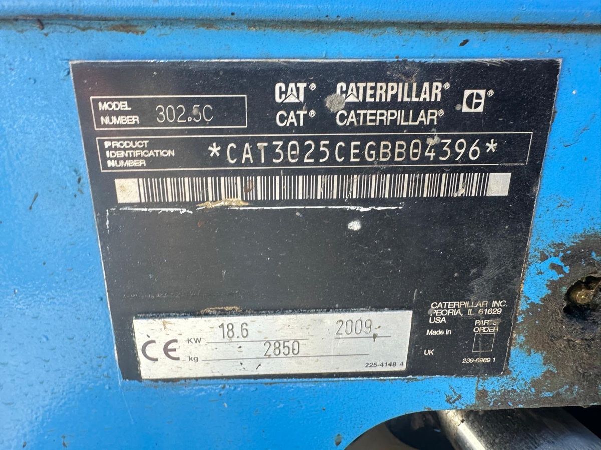 Caterpillar Excavateurs: Caterpillar CAT 302.5 C – D'occasion à Wohlen AG par inf_7pjb 6
