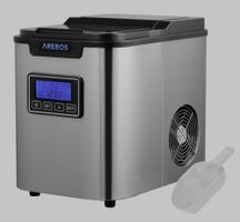 Eiswürfelmaschine 2.2L -Edelstahl mit LCD Display